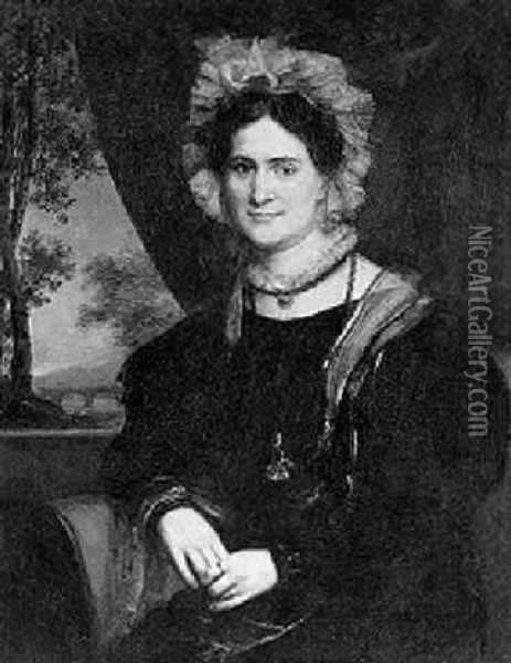 Portrait Of Mrs. William Creighton (elizabeth Meade Creighton) Oil Painting - Charles Bird King