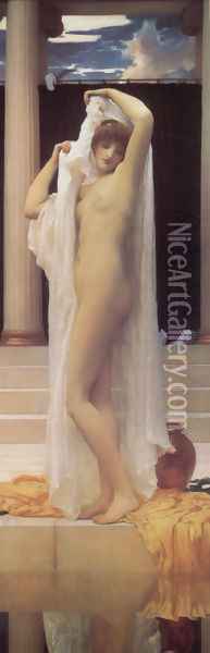 The Bath Of Psyche Oil Painting - Lord Frederick Leighton