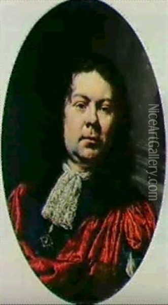 Portrait Of A Gentleman Oil Painting - Willem van Mieris