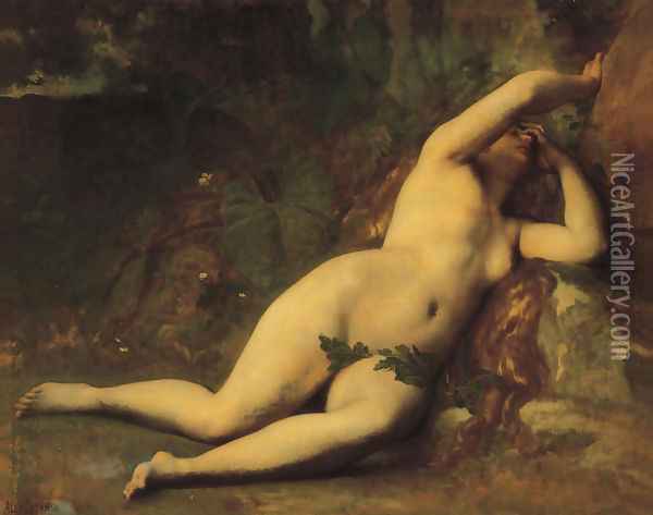 Eve After The Fall Oil Painting - Alexandre Cabanel