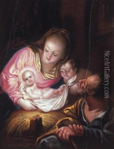 The Holy Family Oil Painting - Betty, Nee Bogner Frohlich