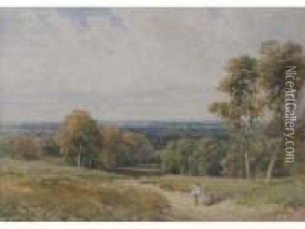 The New Forest Oil Painting - Harry Sutton Palmer