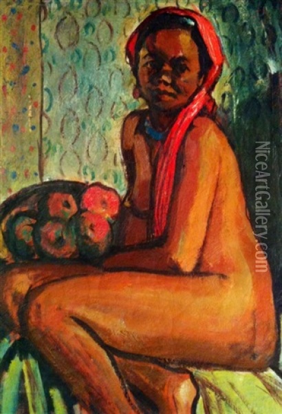 Nude Oil Painting - Seweryn Szreyer