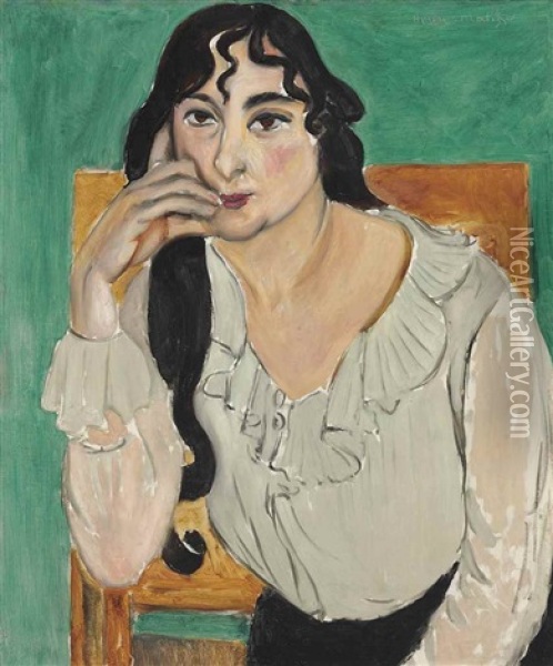 L'italienne (lorette) Oil Painting - Henri Matisse