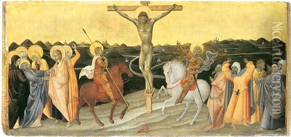 Crucifixion 2 Oil Painting - Giovanni di Paolo
