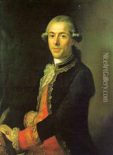 Portrait of Tomas de Iriarte 1790 Oil Painting - Joaquin Inza