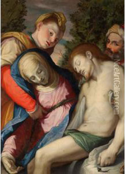 Pieta Oil Painting - Lodovico Cardi Cigoli