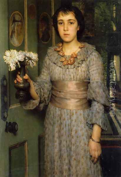 Anna Alma-Tadema Oil Painting - Sir Lawrence Alma-Tadema