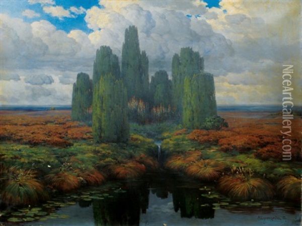 The Spring Oil Painting - Arnold Lyongrun