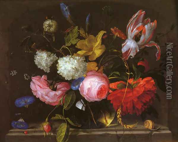 A Still Life Oil Painting - Jacob van Walscapelle