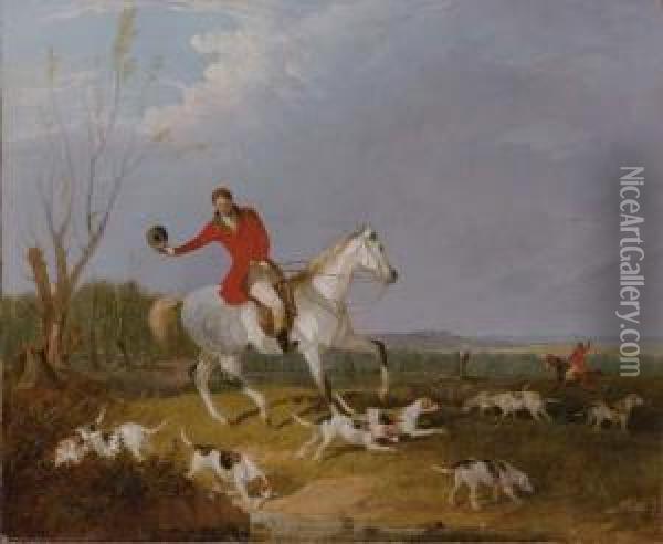 The Herefordshire Hunt Oil Painting - Francis Calcraft Turner