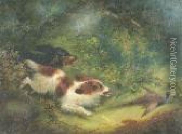 The Chase Oil Painting - George Armfield