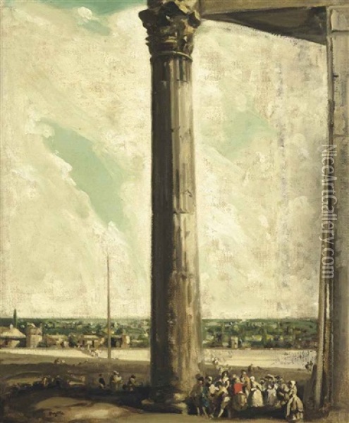 The Pillar Oil Painting - James Ferrier Pryde