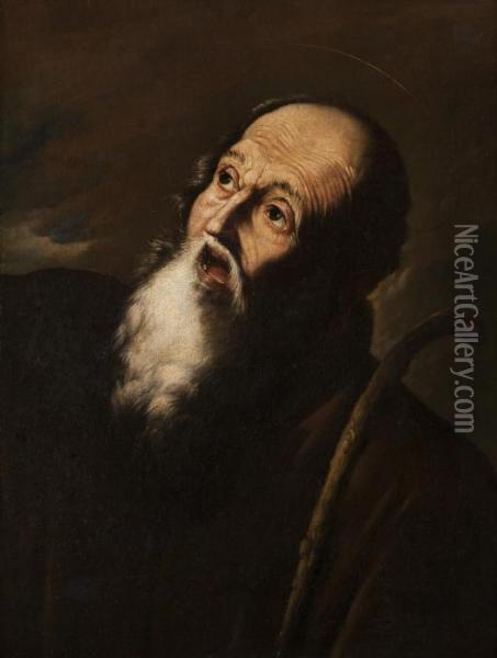 Sant'antonio Abate Oil Painting - Francesco Fracanzano