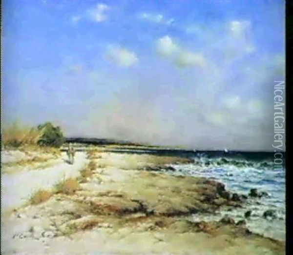 Bord De Mer Oil Painting - Victor Coste