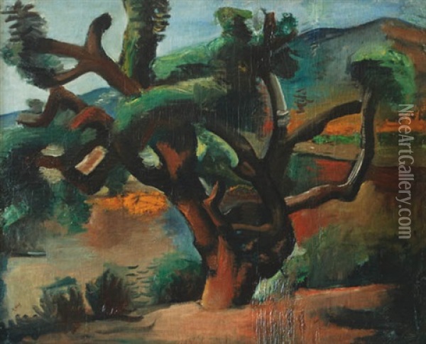 Tree Oil Painting - Georges (Karpeles) Kars