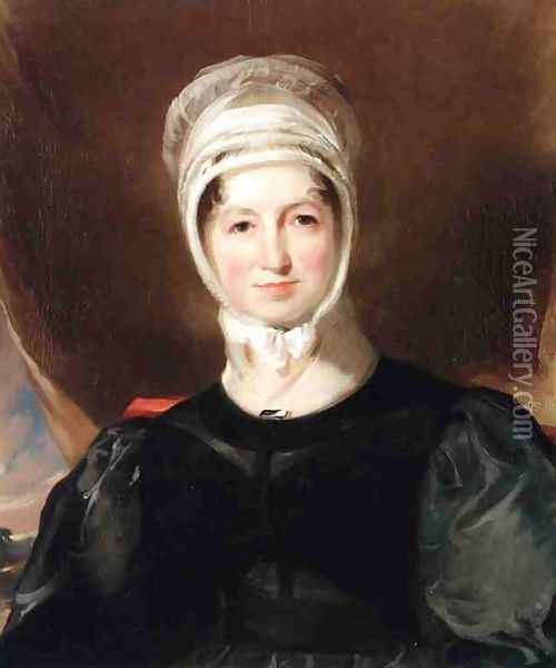 Portrait of Mrs. Ebenezer Stott Oil Painting - Thomas Sully