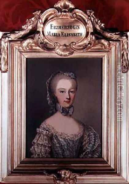 Archduchess Maria Elisabeth 1743-1808 Oil Painting - Etienne Liotard