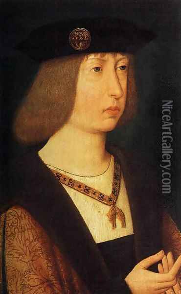 Portrait of Philip the Handsome 1500 Oil Painting - Anonymous Artist