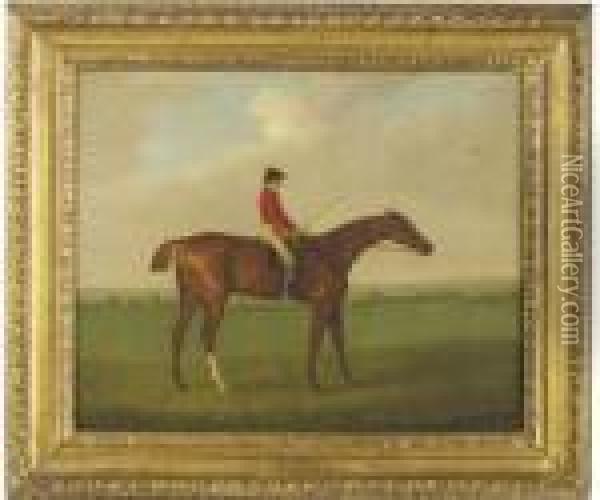 Eclipse By Marske, With A Jockey Up Oil Painting - John Nost Sartorius