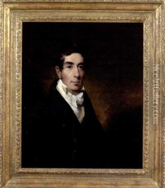 Portrait Of John Wandell Oil Painting - John Neagle