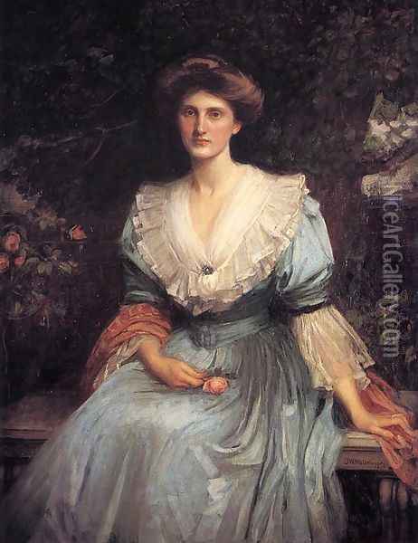 Lady Violet Henderson Oil Painting - John William Waterhouse