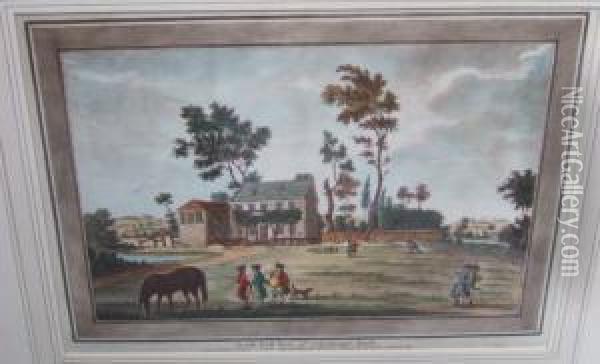 South East View Of Copenhagen House Oil Painting - Robert Sayer