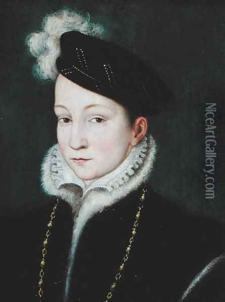 Francois II (1544-60) c.1553 Oil Painting - Francois Clouet