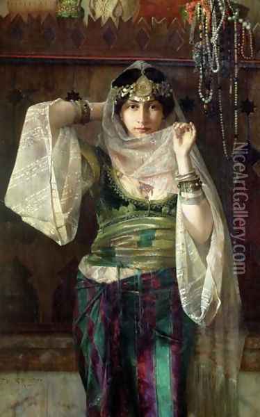 The Queen of the Harem Oil Painting - Ferdinand Max Bredt