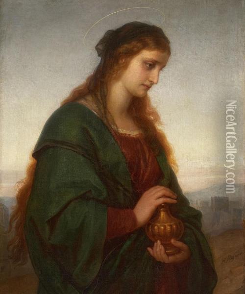 Hl. Maria Magdalena Oil Painting - Heinrich Hofmann