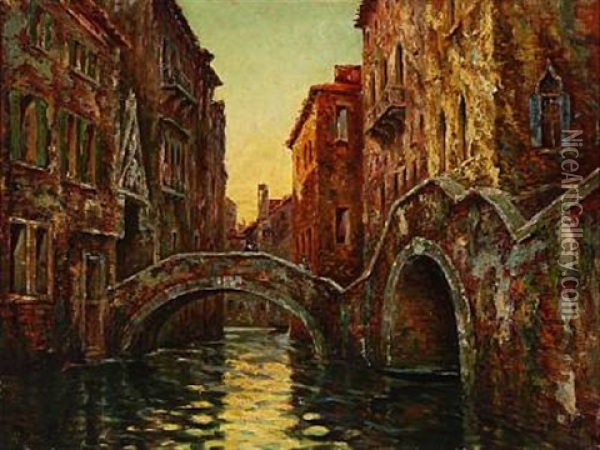 Ponte Del Paradiso Oil Painting - Marcel Cogniet