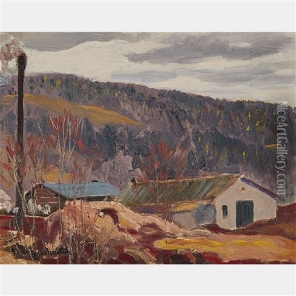 Old Mill, Que Oil Painting - Francis Hans Johnston