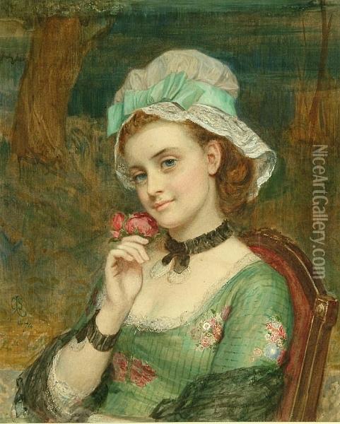 Summer Rose Oil Painting - Charles Sillem Lidderdale