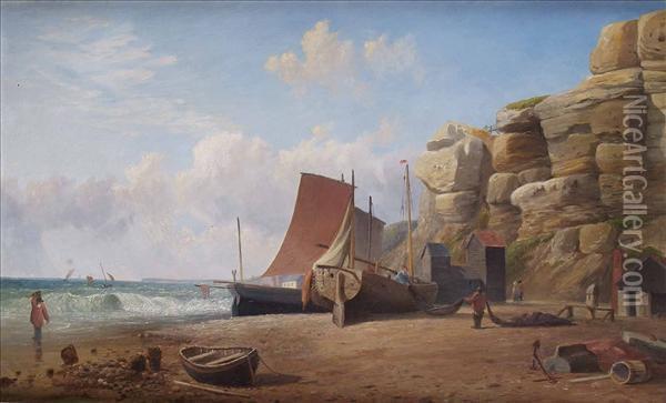The Fisherman'slookout Oil Painting - Frederick Dimes