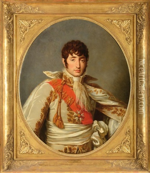 Le Prince Louis Bonaparte En Uniforme De Connetable Portant Le Grand Collier De La Legion D