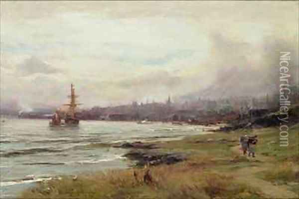Dundee from the East Oil Painting - David Farquharson