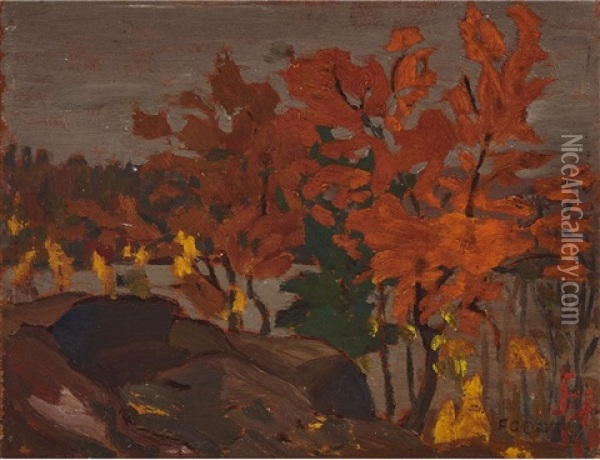 Georgian Bay Oil Painting - Sir Frederick Grant Banting