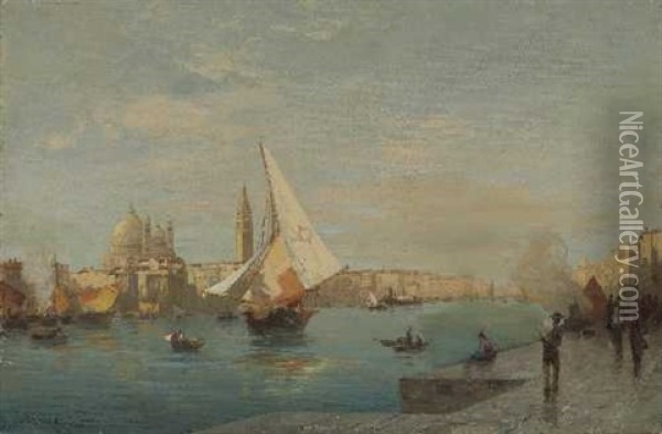 Venezianisches Capriccio Oil Painting - Jacob Gehrig