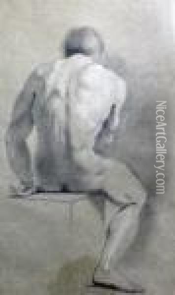 Nude Study Oil Painting - John Hamilton Mortimer