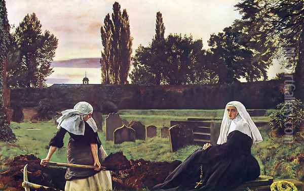 The valley of silence Oil Painting - Sir John Everett Millais