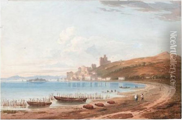 Mediterranean Bay Oil Painting - John Varley