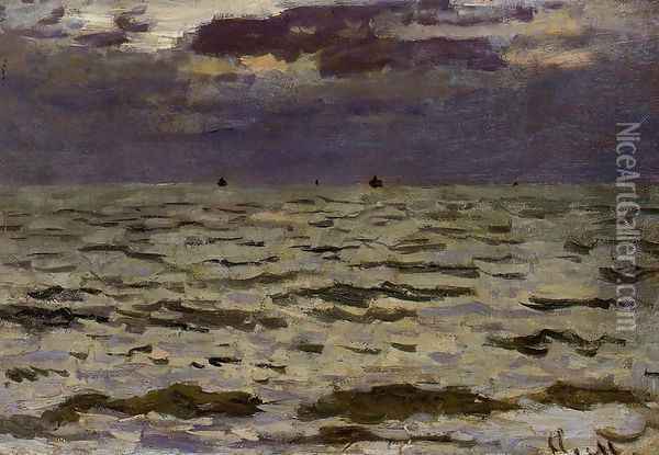 Seascape Oil Painting - Claude Oscar Monet