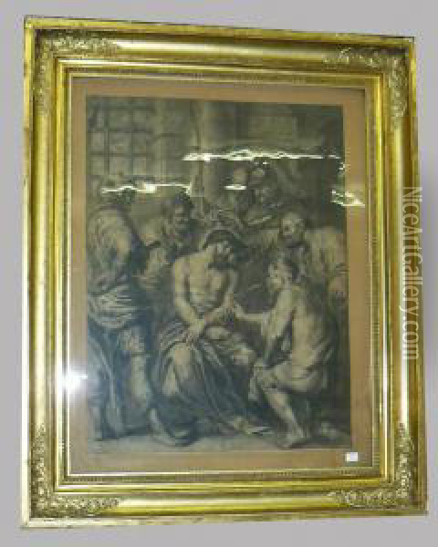 Christ Aux Outrages Oil Painting - Abraham van Dijck