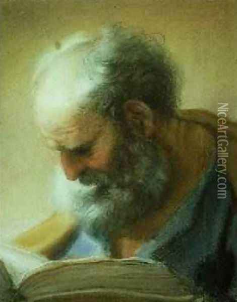 Head of an Apostle Oil Painting - Benedetto Luti