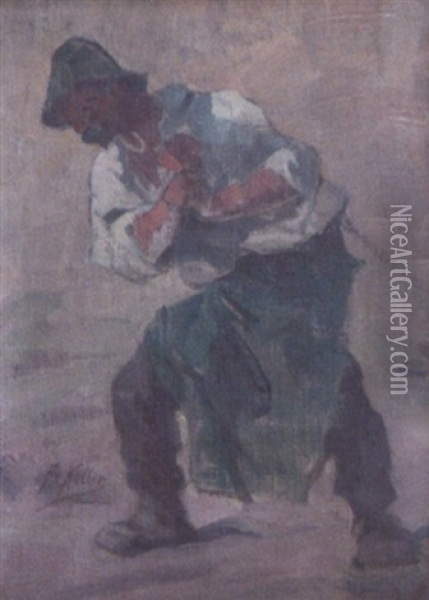 Landarbeiter Oil Painting - Friedrich von Keller