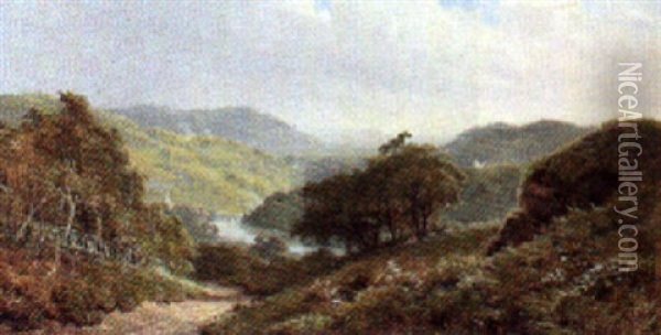 View Of The Wye Oil Painting - Edward H. Niemann
