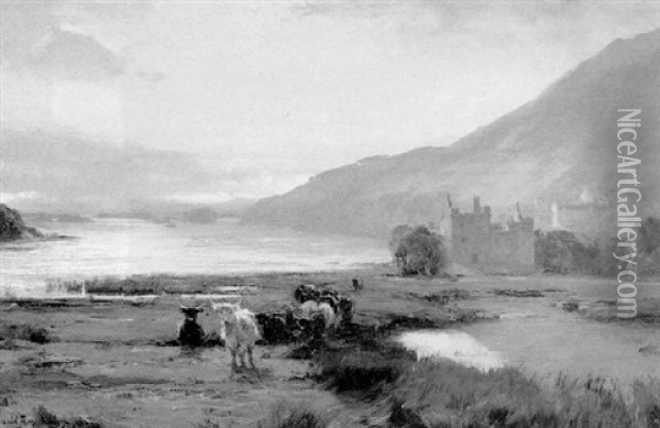 Loch Awe Oil Painting - David Farquharson