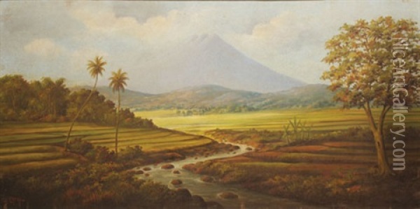 Landscape Oil Painting -  Soekardji