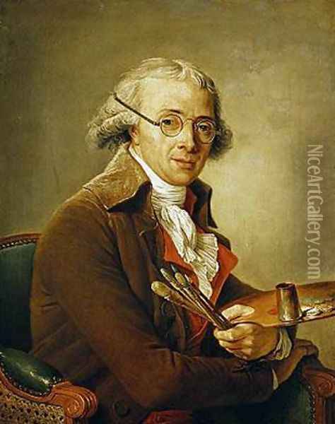 Portrait of Francois Andre Vincent 1746-1816 Oil Painting - Adelaide Labille-Guyard