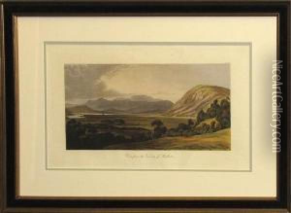 Grampian Mountains Oil Painting - George Fennel Robson